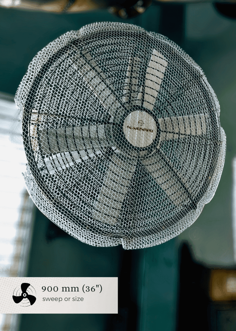 RC Fan Safety Net Cover 36″ (900 mm)