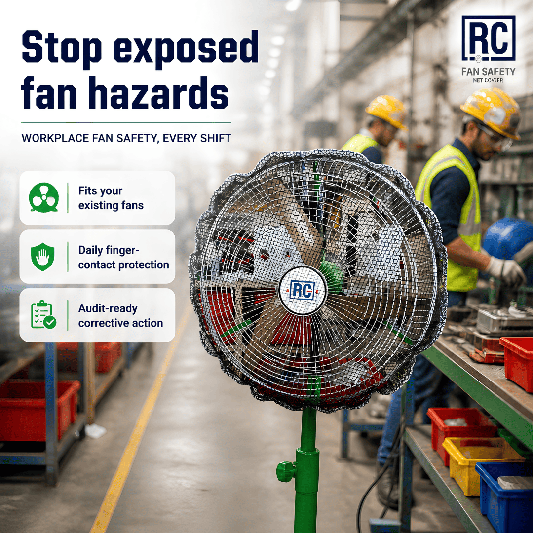 Importance of RC Fan Safety Net Cover for industrial workplaces